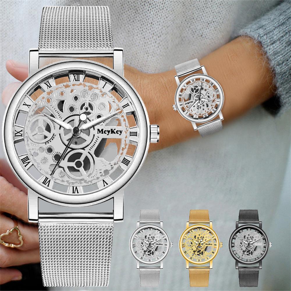 Mechanical Watch Ladies Metal Mesh Quartz Wrist Watches -JW00978-Veeddydropshipping