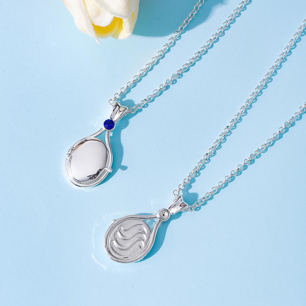 Pendant Necklace Crystal Mermaid for Girls Cute Necklaces-JW01207-Veeddydropshipping