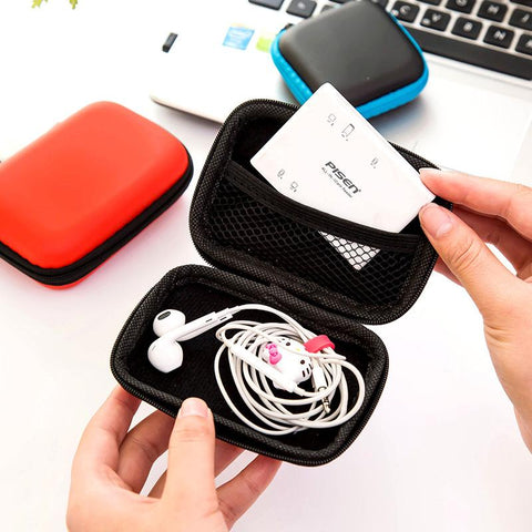 1 Pc Earphone Storage Bag Mobile Phone Data Cable Charger Storage Box Digital Storage-PA00921-Veeddydropshipping