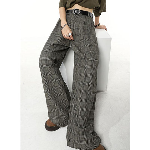 Women Long Trousers Wide Leg Pants-WF00643-Veeddydropshipping