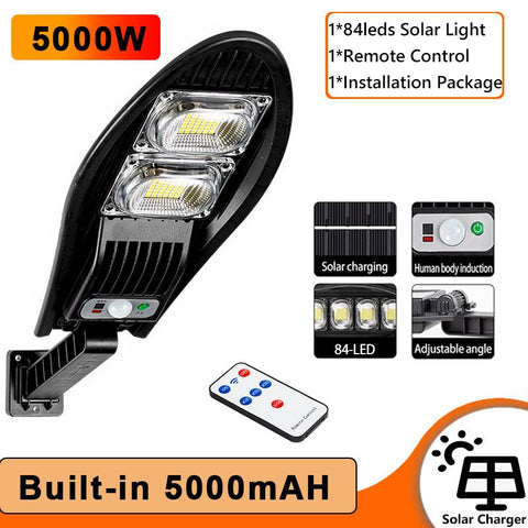 10000W Upgraded 168LED Solar Street Light Outdoor Waterproof LED For Garden-TI00807-Veeddydropshipping