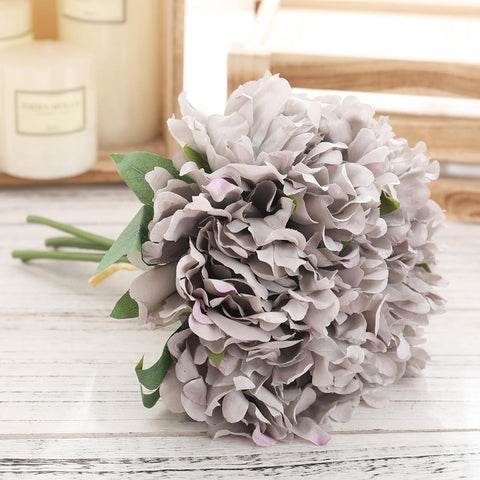 Silk Artificial Peony Bouquet Flowers Decoration-HA00719-Veeddydropshipping