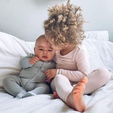 Bamboo Fiber Toddler Pajama Set Breathable Kid Baby Boy Girl Clothes-TB01044-Veeddydropshipping