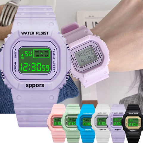 transparent Digital Sport Watches Clock Children Wristwatch-JW01152-Veeddydropshipping