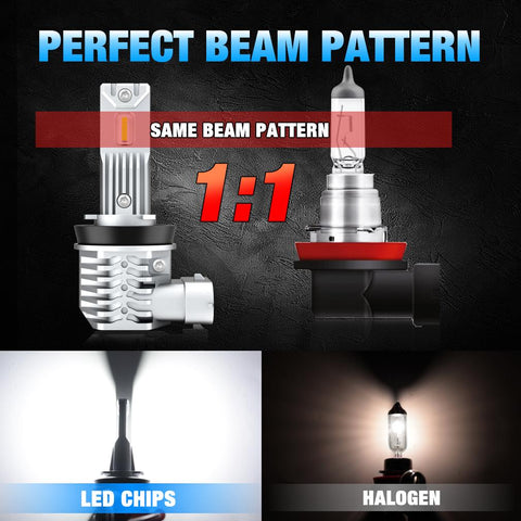 TOAUTO H8 H11 H16JP LED Bulbs Headlight Car Fog Lights H4 HB3 9005-AM00033-Veeddydropshipping