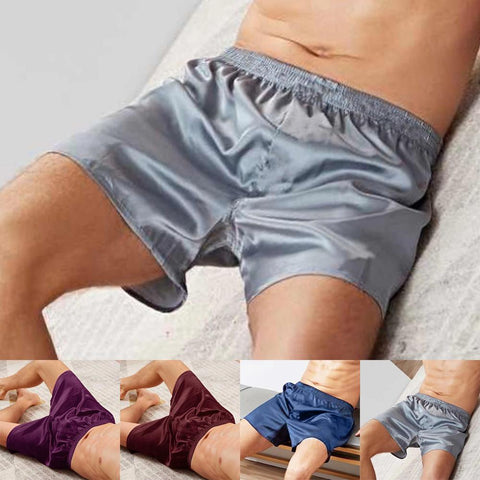 Satin Pajamas Shorts Nightwear Pyjamas Pants Sleepwear Bottoms-MF01622-Veeddydropshipping