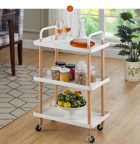Nordic Kitchen Movable Storage Rack Rolling-HA01658-Veeddydropshipping