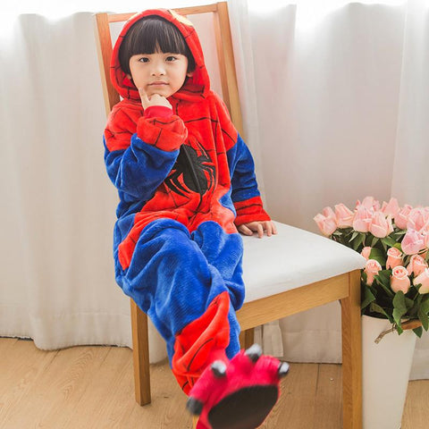 Kids Kigurumi Panda Pajamas Bear Children Baby Animal Overalls Jumpsuit-TB01041-Veeddydropshipping