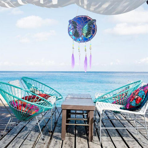 DIY Diamond Painting Dream Catcher Wind Chimes-HA00115-Veeddydropshipping