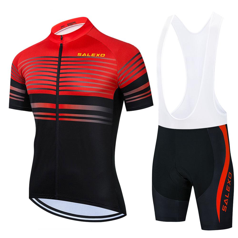 2023 New Team Cycling Jersey Set Man Summer MTB Cycling Clothing Short Sleeve -OS01069-Veeddydropshipping