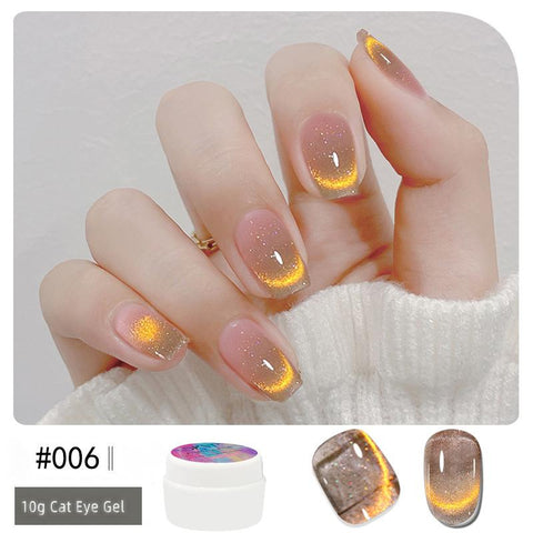 10ml Cat Eye Gel For Nails Magnetic Gel Nail Polishe-BH00977-Veeddydropshipping