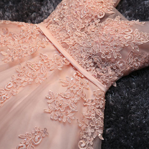 Elegant Sexy Prom Dress Short V Neck-WF01552-Veeddydropshipping