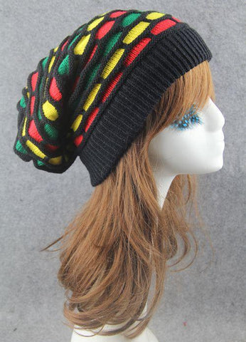 hat Thicken Rainbow color kerchief Female warm-Veeddydropshipping