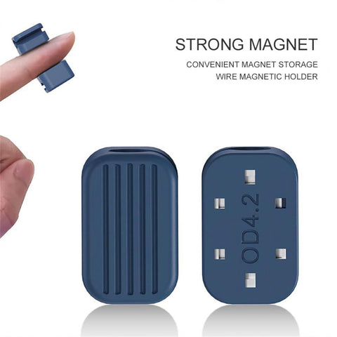 Silicone Magnetic Organizer Wire Organizer Office Desktop Organizer Usb Cable Winder Cable-PA00876-Veeddydropshipping