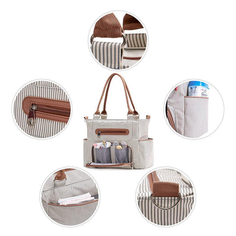 Handbag Mummy Bag Multifunction Large Capacity Maternity Diaper-TB00228-Veeddydropshipping