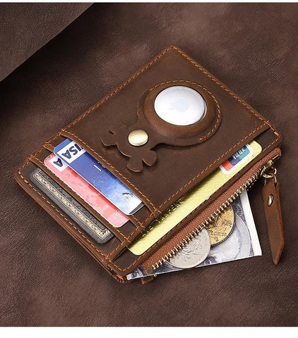 Wallet Men RFID Credit Card Holder Male Purse for Apple Airtag-BS00611-Veeddydropshipping
