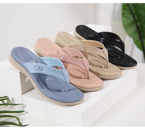 Fashion Summer Slippers Sweet Beach Sandals Platform Beach-BS01256-Veeddydropshipping
