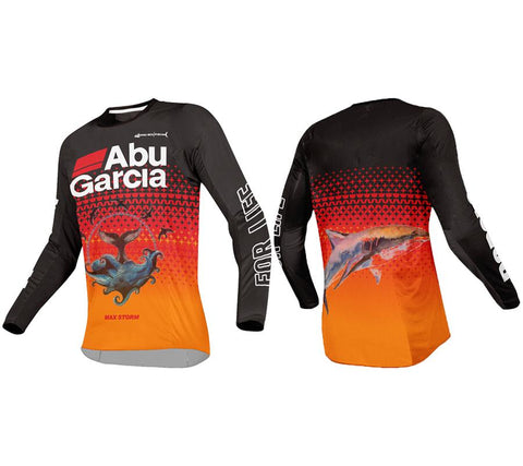 2023 Fashion long-sleeved fishing shirt breathable Gradient Whale outdoor -OS00575-Veeddydropshipping