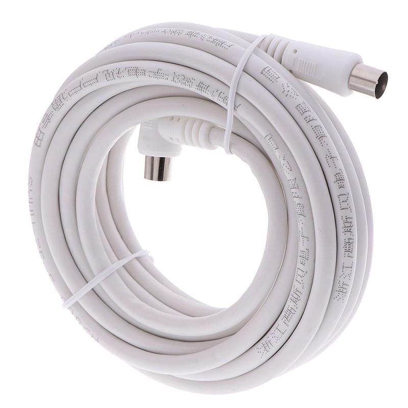 Hot sale 1Pc 5M/10M PAL Male to Male TV Lead Shielded Aerial -CE00883-Veeddydropshipping
