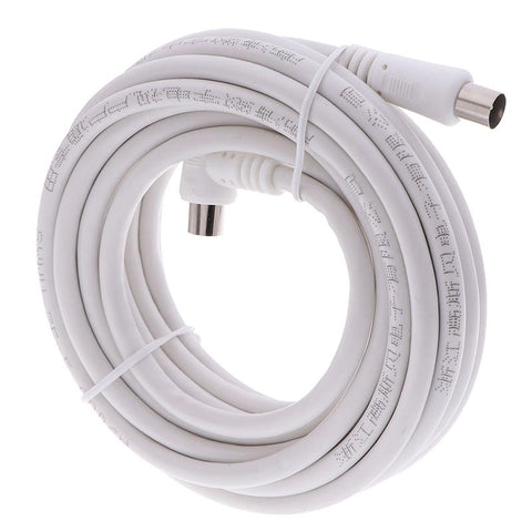 Hot sale 1Pc 5M/10M PAL Male to Male TV Lead Shielded Aerial -CE00883-Veeddydropshipping