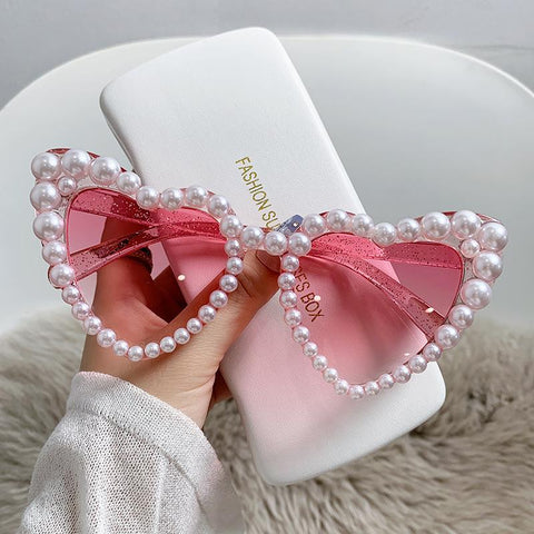 Cat Eye Love Heart Sunglasses Women-WF01328-Veeddydropshipping