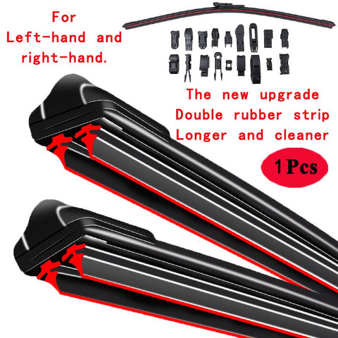 Car Windshield Wiper Blades Universal Soft Double Layer Rubber-AM00197-Veeddydropshipping