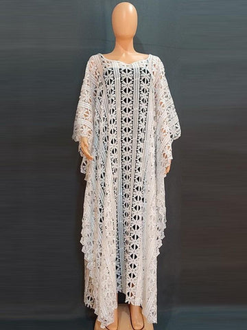 Women African Elegant Dashiki Maxi Dress-WF01655-Veeddydropshipping