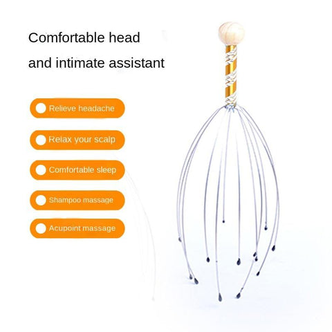 Head massager Octopus scratching the scalp-HA01050-Veeddydropshipping