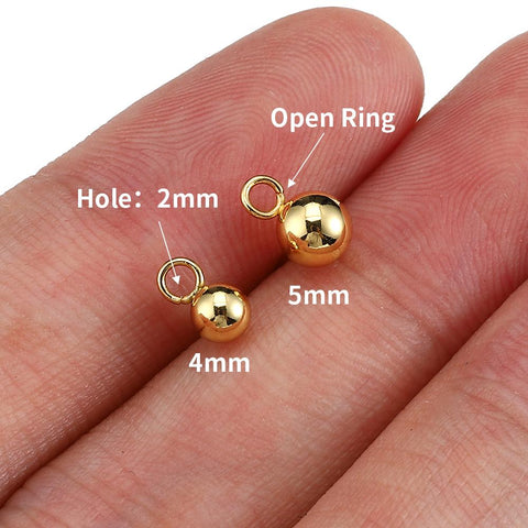 Stainless Steel Open Rings Gold Color Earrings for DIY Jewelry -JW01576-Veeddydropshipping