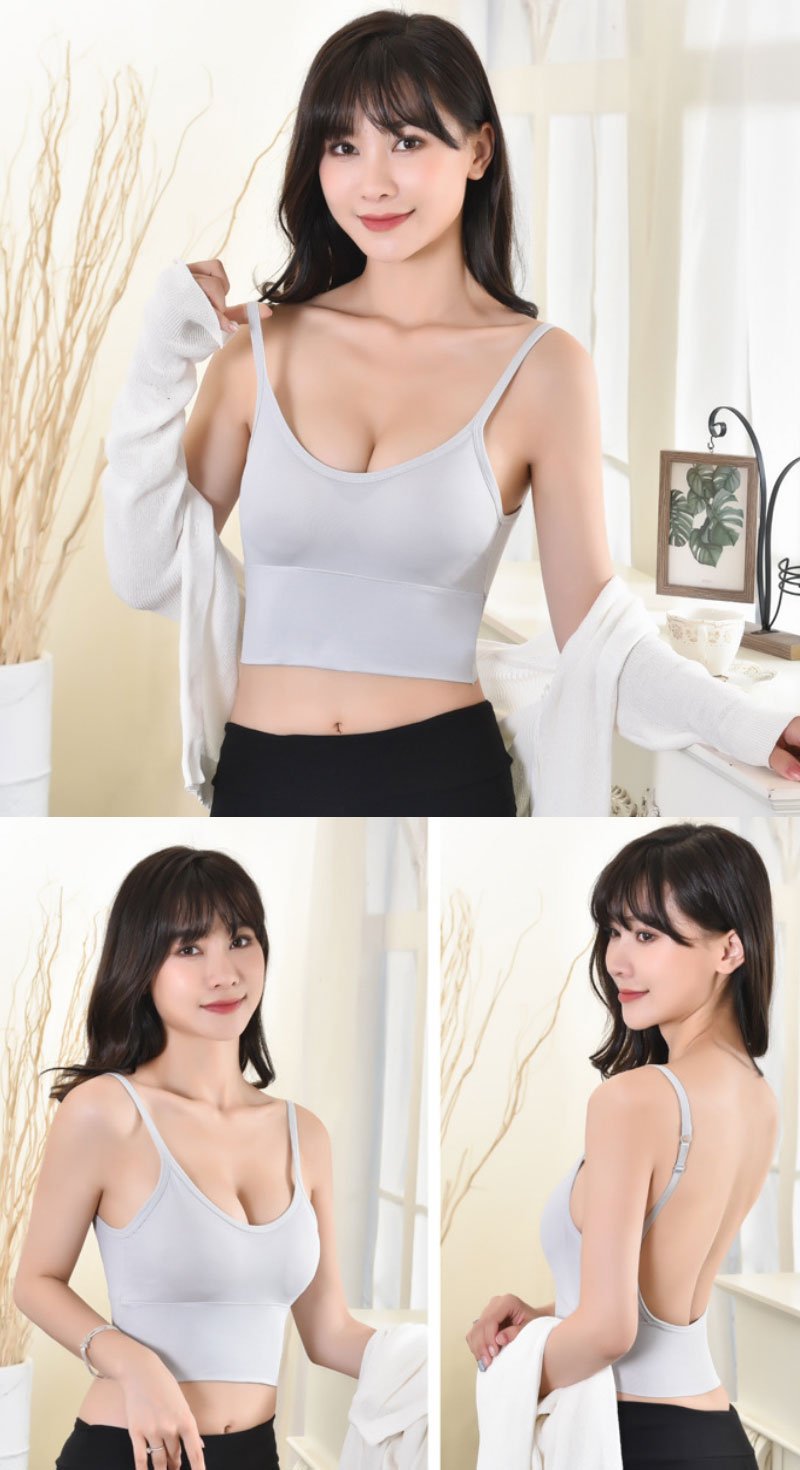 Women Bra Ice Silk Backless Underwear Sexy-Veeddydropshipping