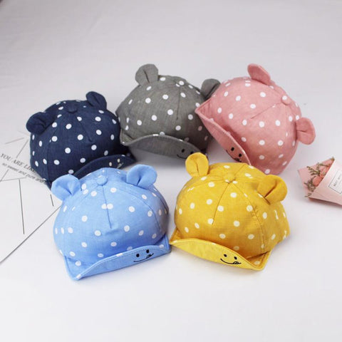 Baby Hats Newborn Summer Baby Cap for New Born Baseball Cap With-TB00460-Veeddydropshipping