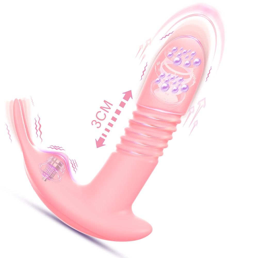 Rotating Vibrator Thrusting Telescopic Dildo Vagina G Spot Massage Clitoris Stimulator -BH01274-Veeddydropshipping