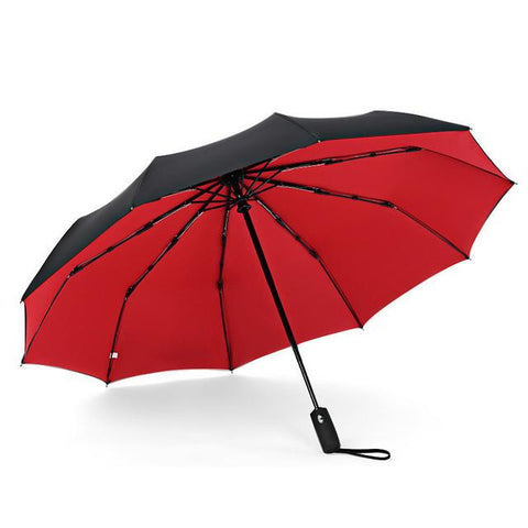 Double-lined Automatic Umbrella Windproof Travel Umbrella-HA01911-Veeddydropshipping