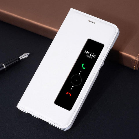 Flip Leather Smart View Case For Huawei P10 P9 Plus P8 Luxury Shockproof Cover-PA00275-Veeddydropshipping