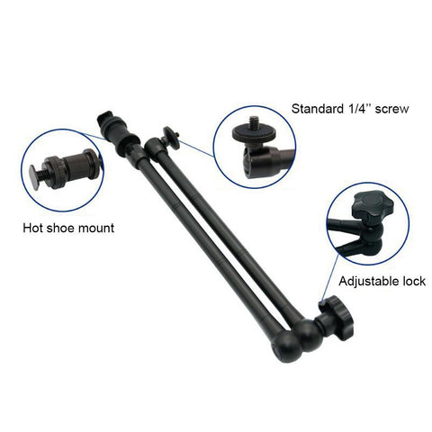 23 Inch Articulating Magic Arm Wall Mount Super Clamp Holder Stand-CE00449-Veeddydropshipping