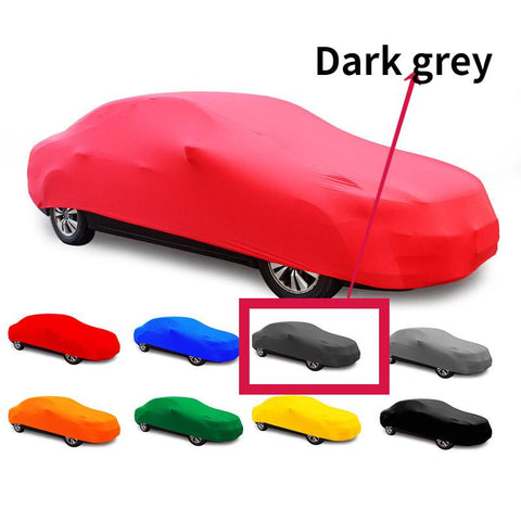 Velvet Full Car Body Cover Dust-proof Protection Cover for Tesla-AM00864-Veeddydropshipping