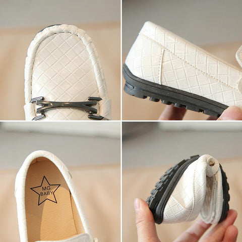 Children Leather Shoes 2022 Spring and Autumn New Boys Moccasin Shoes-TB00116-Veeddydropshipping