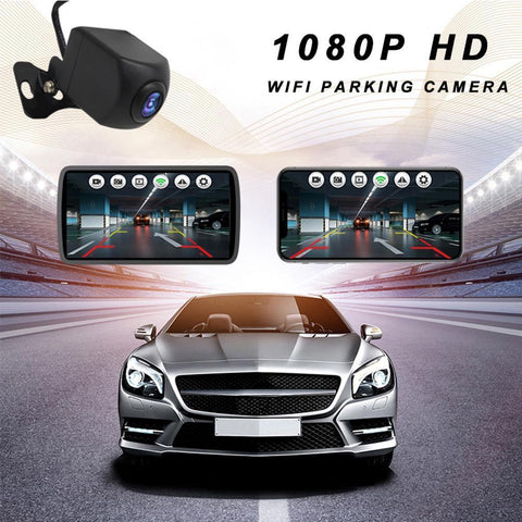1080p HD Car Rear View Camera 2-pin Waterproof Night Vision Fish Eye-AM00706-Veeddydropshipping
