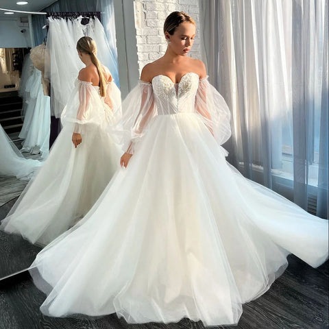 Wedding Sleeves Women Long Shrugs-WF01431-Veeddydropshipping