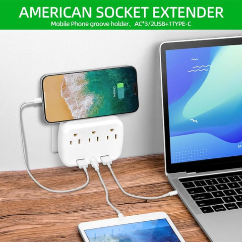 Universal US Plug Electrical Socket Power Strip for Office Home Dormitory -CE00196-Veeddydropshipping