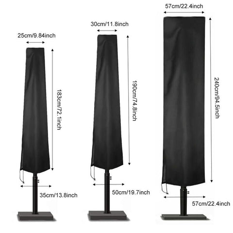 Umbrella Patio Waterproof Market Parasol Covers-HA00987-Veeddydropshipping