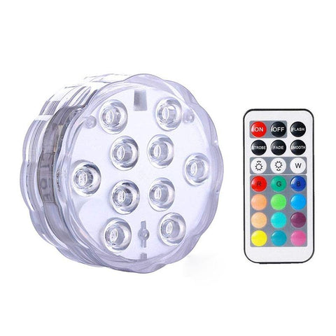 10leds RGB Submersible Light Underwater LED Night Light Swimming Pool-TI00993-Veeddydropshipping