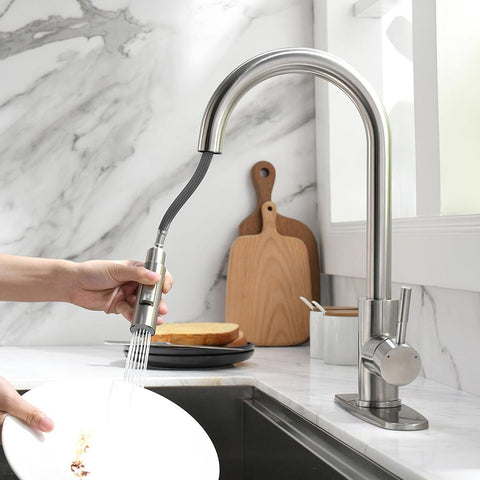 Kitchen Faucet  Surface Hot and Cold Water-TI00608-Veeddydropshipping