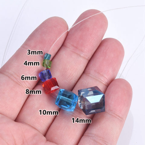 Czech Crystal Glass Loose Crafts Beads Wholesale Lot -JW01478-Veeddydropshipping