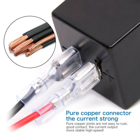 12-24V 3.1A LED Dual USB Car Auto Power Charger-PA01137-Veeddydropshipping