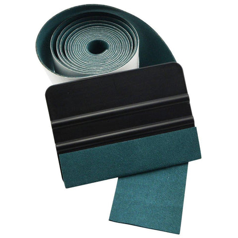 FOSHIO 100CM No Scratch Suede Fabric Edge Carbon Fiber Vinyl-AM00484-Veeddydropshipping