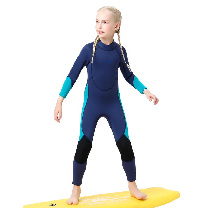 Children Thermal Wetsuit 3mm Neoprene Diving Suit For Boys Girls Surfing Thick -OS00249-Veeddydropshipping