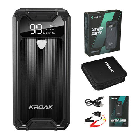 Kroak K-JS01 1200A 14000mAh Portable Car Jump Starter Power Bank-AM00777-Veeddydropshipping
