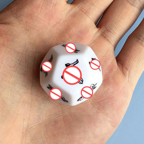 Adult Sexy Toys 12 Sides Sex Dice Sexual Games Dice Couple Erotic Toy Cube -BH01323-Veeddydropshipping