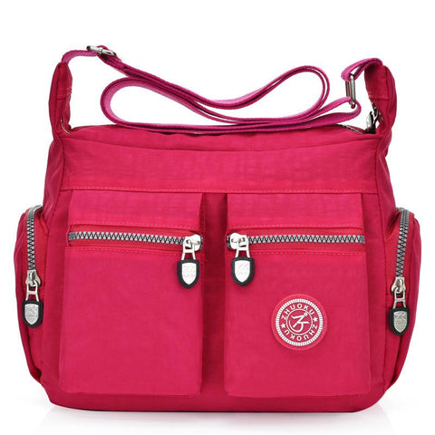 nylon shoulder crossbody bags solid  versatile fashion crossbody  women-BS00145-Veeddydropshipping